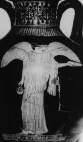 AMPHORA, PANATHENAIC SHAPE (ATHENIAN, RED-FIGURE)