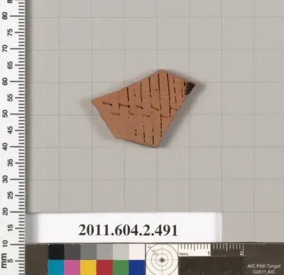 Terracotta fragment of a column-krater (bowl for mixing wine and water)