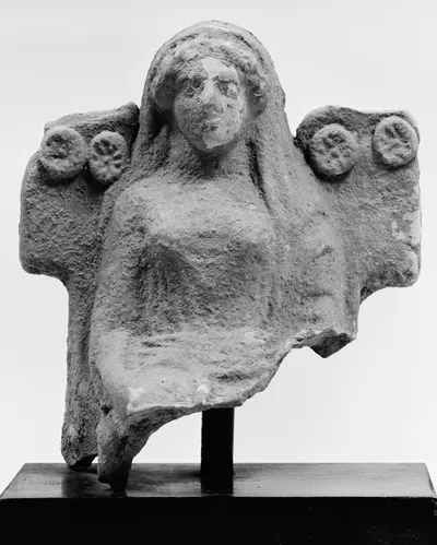 Statuette of the Upper Half of a Seated Goddess, perhaps Persephone