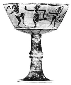 CHALICE (PONTIC, BLACK-FIGURE)