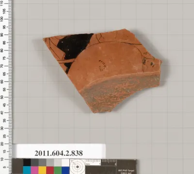 Terracotta fragment of a bell-krater (bowl for mixing wine and water)