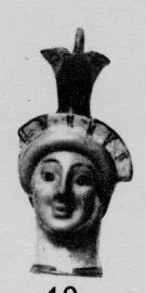 FIGURE VASE, OINOCHOE (ATHENIAN, RED-FIGURE)