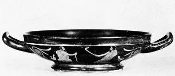 CUP, STEMLESS (ATHENIAN, RED-FIGURE)