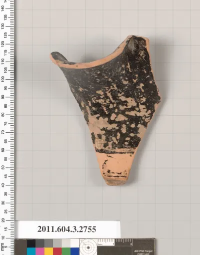 Terracotta fragment of a trefoil oinochoe (jug)