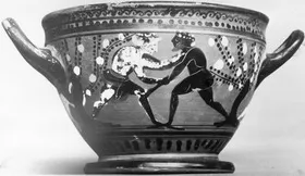 SKYPHOS (ATHENIAN, BLACK-FIGURE)