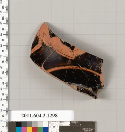 Terracotta fragment of a skyphos (deep drinking cup)