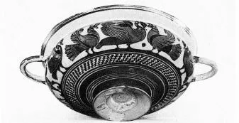 CUP (CORINTHIAN, BLACK-FIGURE)