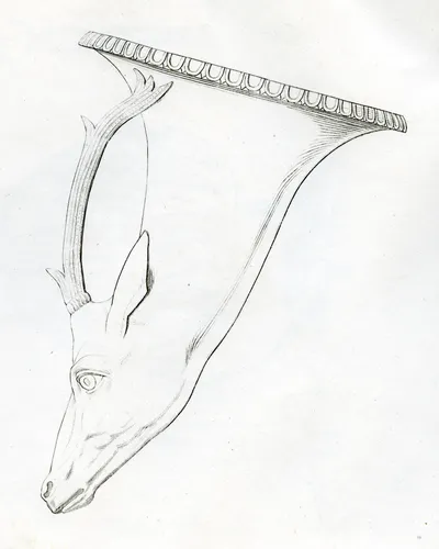 Abguss nach einem pompejanischen Rhyton mit Hirschkopf (modern)