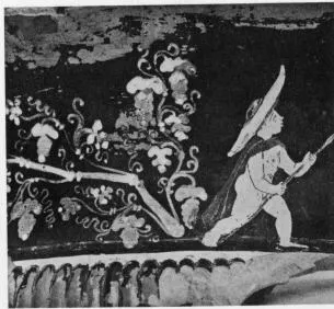 KRATER, BELL, FRAGMENT (SOUTH ITALIAN, GNATHIAN, BLACK GLAZE)