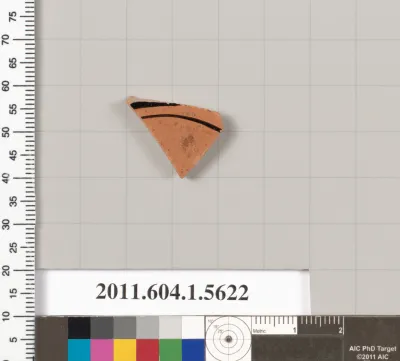 Terracotta fragment of a kylix (drinking cup)