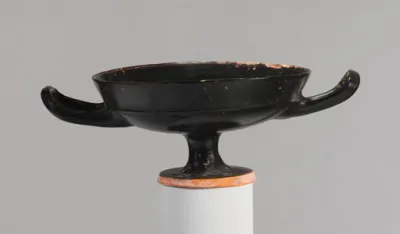 Terracotta kylix (drinking cup)