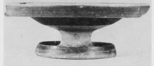 PLATE (ETRUSCAN, BLACK PATTERN)