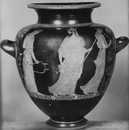 STAMNOS (ATHENIAN, RED-FIGURE)