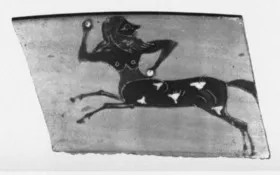 CUP, LITTLE MASTER LIP, FRAGMENT (ATHENIAN, BLACK-FIGURE)