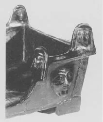 TRAY (ETRUSCAN, BUCCHERO)