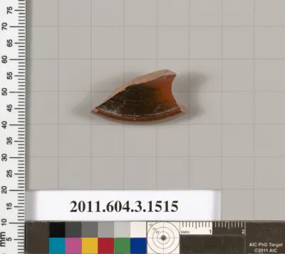 Terracotta fragment of a skyphos (deep drinking cup)?