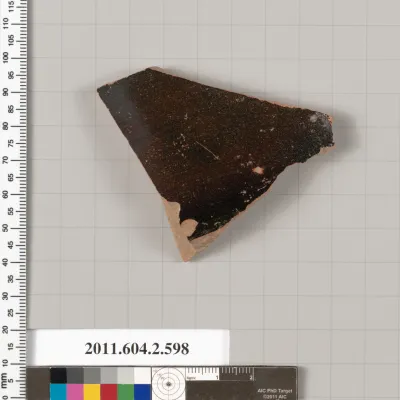 Terracotta fragment of a column-krater (bowl for mixing wine and water)