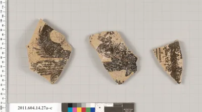 Terracotta fragments of an undetermined closed shape