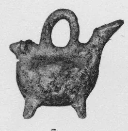 FIGURE VASE, ASKOS (CYPRIOT, BRONZE AGE, WHITE PAINTED)