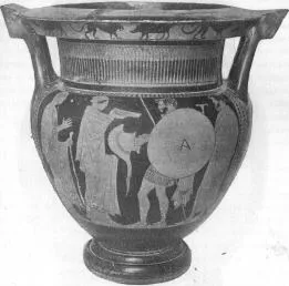 KRATER, COLUMN (ATHENIAN, RED-FIGURE)