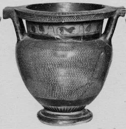 KRATER, COLUMN (ATHENIAN, BLACK-FIGURE)