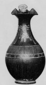 OINOCHOE (SOUTH ITALIAN, GNATHIAN, BLACK GLAZE)