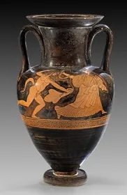 AMPHORA, NECK (ATHENIAN, RED-FIGURE)
