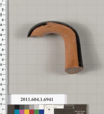 Terracotta fragment of a kylix (drinking cup)