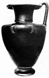 HYDRIA (ATHENIAN, BLACK GLAZE)