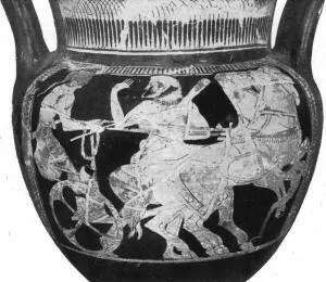 KRATER, COLUMN (ATHENIAN, RED-FIGURE)
