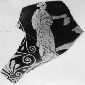 CUP, FRAGMENT (ATHENIAN, RED-FIGURE)