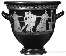 KRATER, BELL (ATHENIAN, RED-FIGURE)
