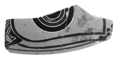 Attic Black-Figure Eye Cup Fragment
