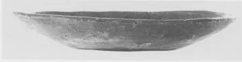 PLATE (ETRUSCAN, BUCCHERO)