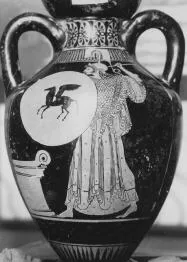 AMPHORA, PANATHENAIC SHAPE (ATHENIAN, RED-FIGURE)