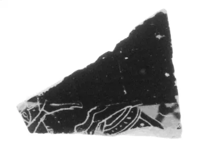 Attic Black-Figure Band Cup Fragment