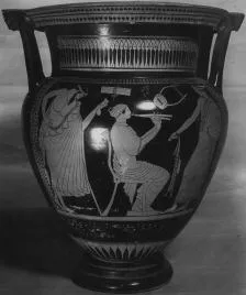 KRATER, COLUMN (ATHENIAN, RED-FIGURE)