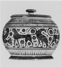 PYXIS (CORINTHIAN, BLACK-FIGURE)