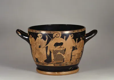 Skyphos des Brygos-Malers (Attisch-rotfiguriger Skyphos)