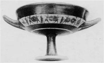 CUP, LITTLE MASTER BAND (ATHENIAN, BLACK-FIGURE)