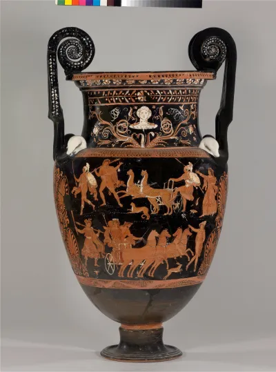 Volutenkrater des Dareios-Malers, apulisch (Apulischer Volutenkrater)