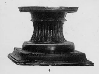 STAND (CALENIAN, BLACK GLAZE)