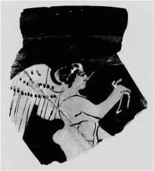 CUP SKYPHOS, FRAGMENT (ATHENIAN, RED-FIGURE)