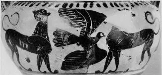 KRATER, COLUMN (ATHENIAN, BLACK-FIGURE)