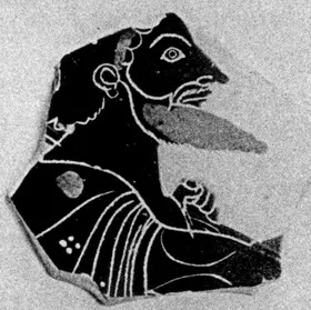 AMPHORA, BELLY, FRAGMENT (ATHENIAN, BLACK-FIGURE)