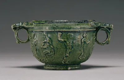 Lead-Glazed Skyphos