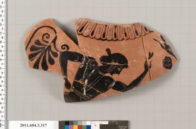 Terracotta fragment of a neck-amphora (jar)