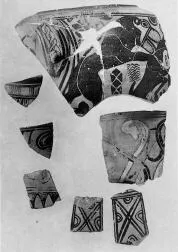 KRATER, FRAGMENTS (PROTOATTIC, BLACK-FIGURE)