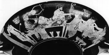 CUP B (ATHENIAN, RED-FIGURE)
