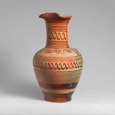 Terracotta oinochoe (jug)